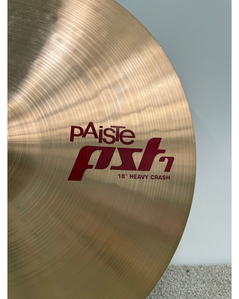Paiste PST 7 Heavy Crash 18" - Cymbal - Very Good - image 2