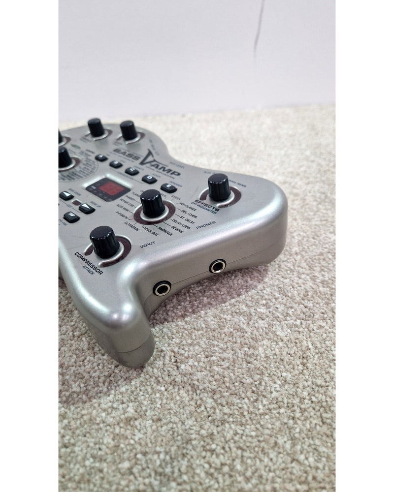 Behringer Bass V-Amp - Multi-Effects Pedal - Silver - Good w/ Soft Case & Power Supply - image 5