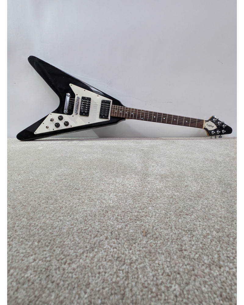 Epiphone 67 Flying V - Electric Guitar - Black - Good - image 6