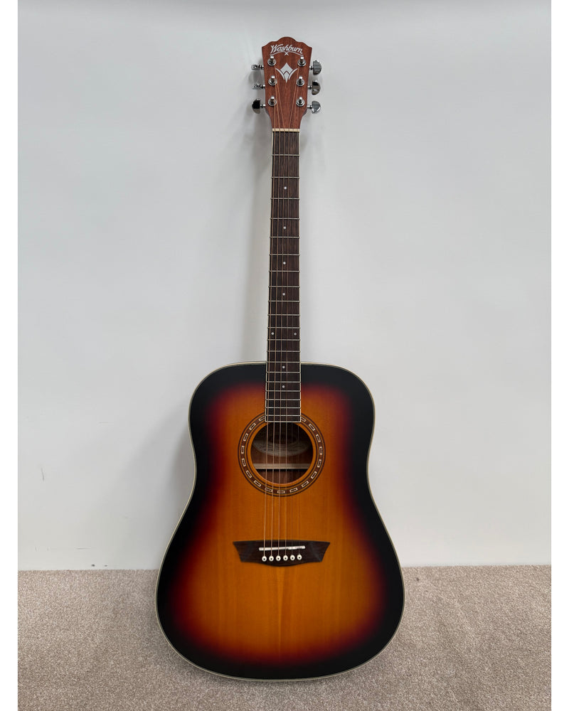 Washburn WD7SATBM-O - Acoustic Guitar - Sunburst - Excellent w/ Soft Case - image 2