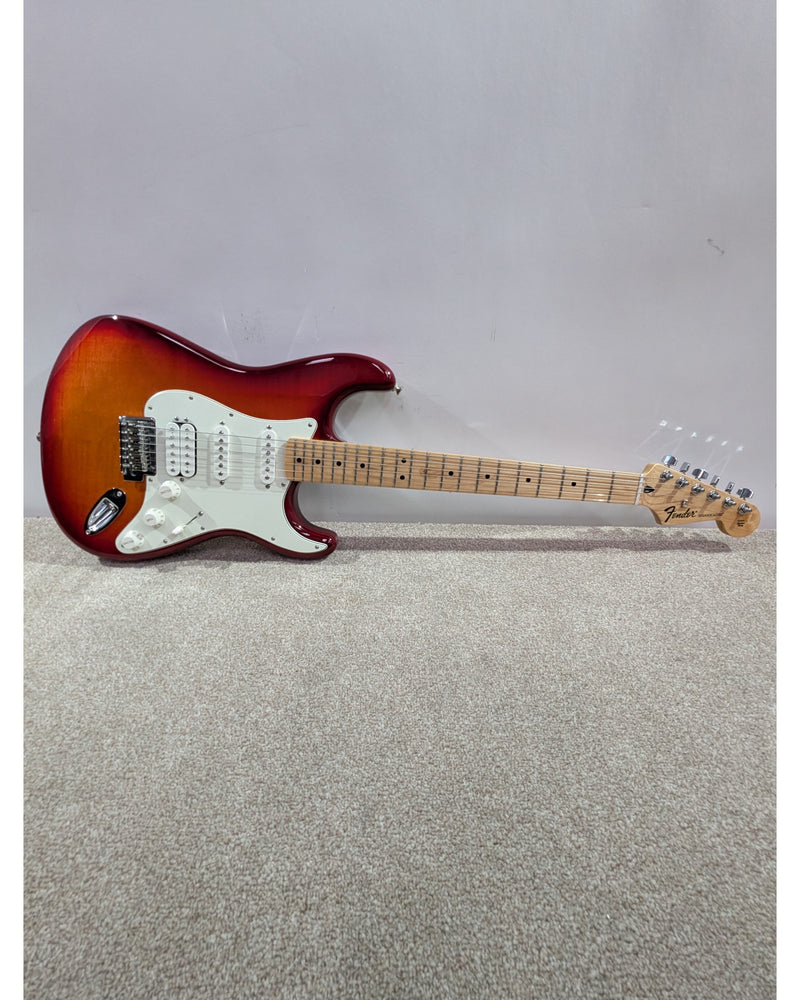 Fender Standard Stratocaster HSS Plus Top - Electric Guitar - Cherry Sunburst - Excellent w/ Hard Case - image 7