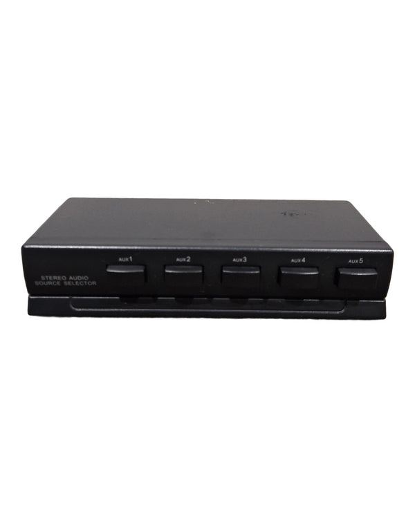 1x5 Stereo Audio Switch - Black - Good
