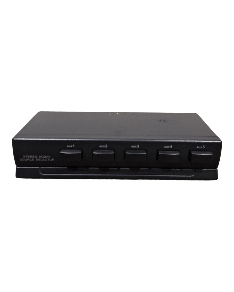 1x5 Stereo Audio Switch - Black - Good - image 1