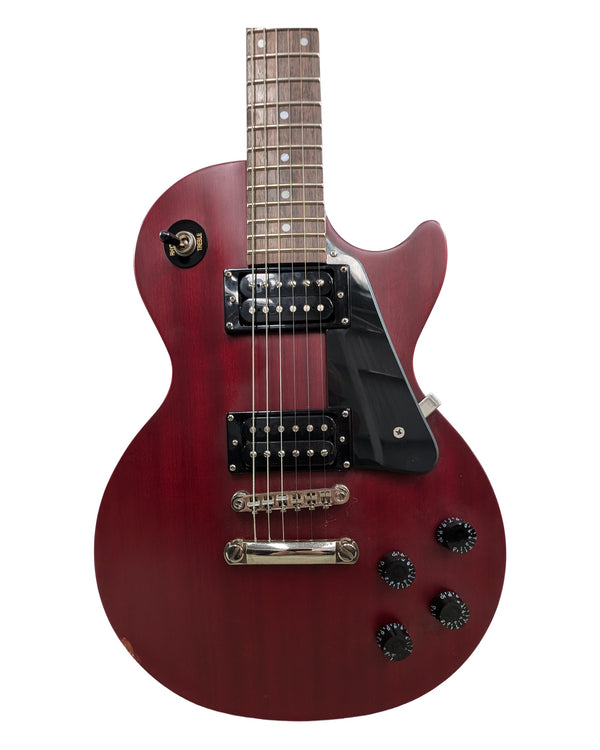 Epiphone Les Paul Studio - Electric Guitar - Satin Cherry Red - Good w/ Hard Case & Manuals
