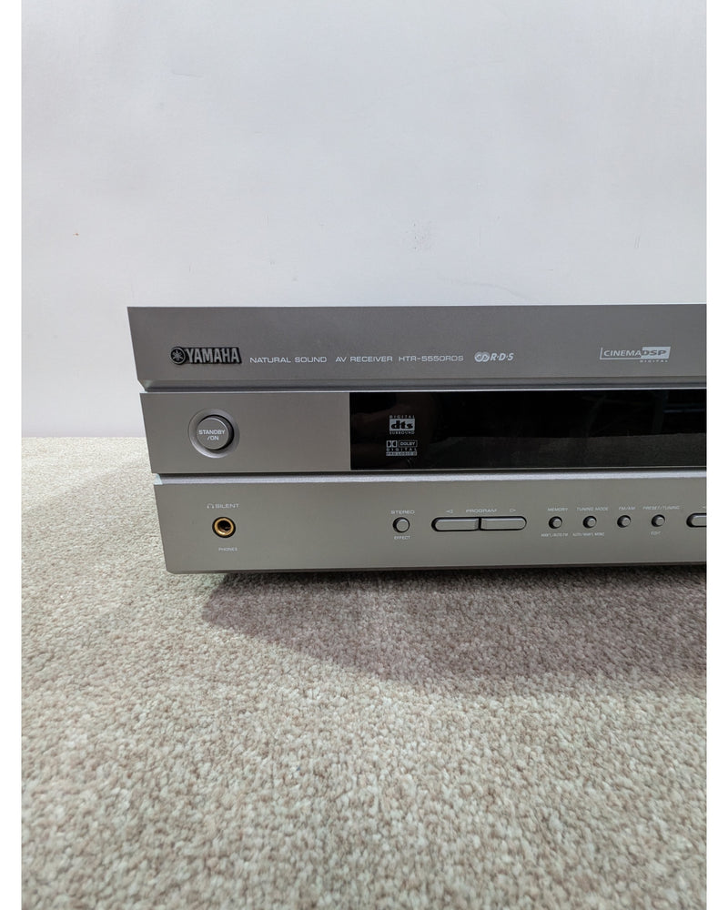 Yamaha HTR-5550RDS - Receiver - Silver - Excellent w/ Manuals, Remote Control - image 4