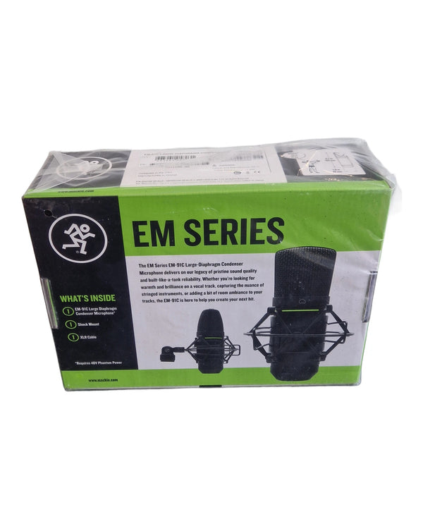 Mackie EM91C - Condenser Microphone - Black - Like New w/ Original Box