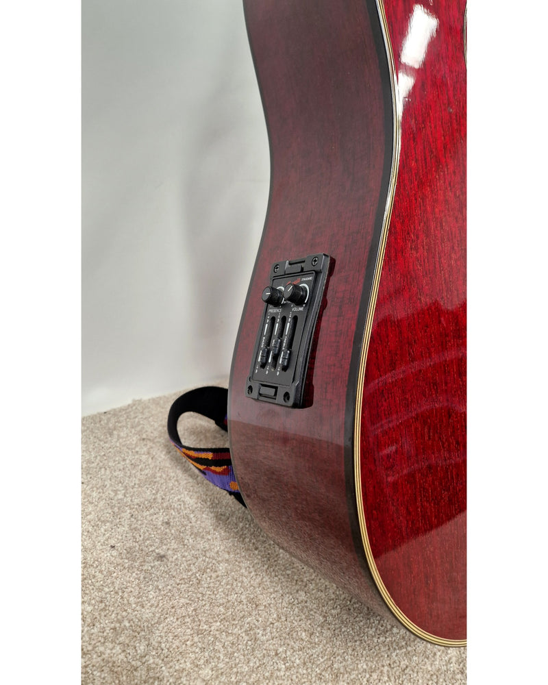 Washburn D-10 CEM/TWR - Excellent w/ strap - image 3