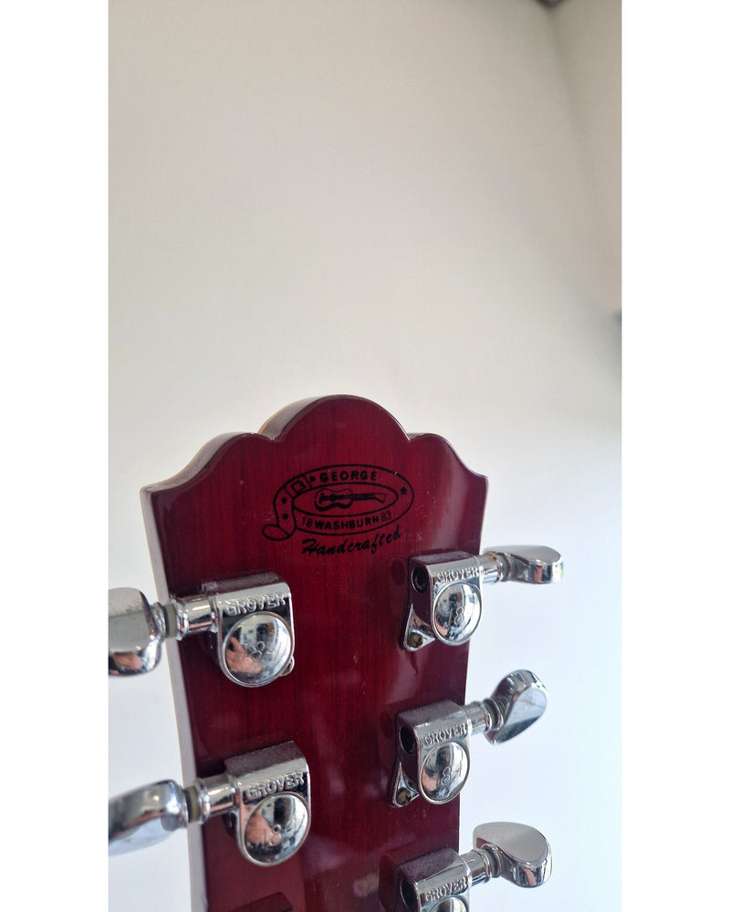Washburn EA18TR Electro-Acoustic Guitar Red - Cutaway Design - Excellent - Refurbished - Image 5