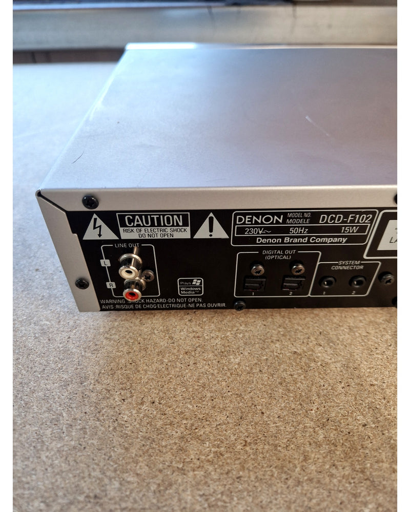 Denon DCD-F102 - CD Players - Silver - Refurbished - Image 3