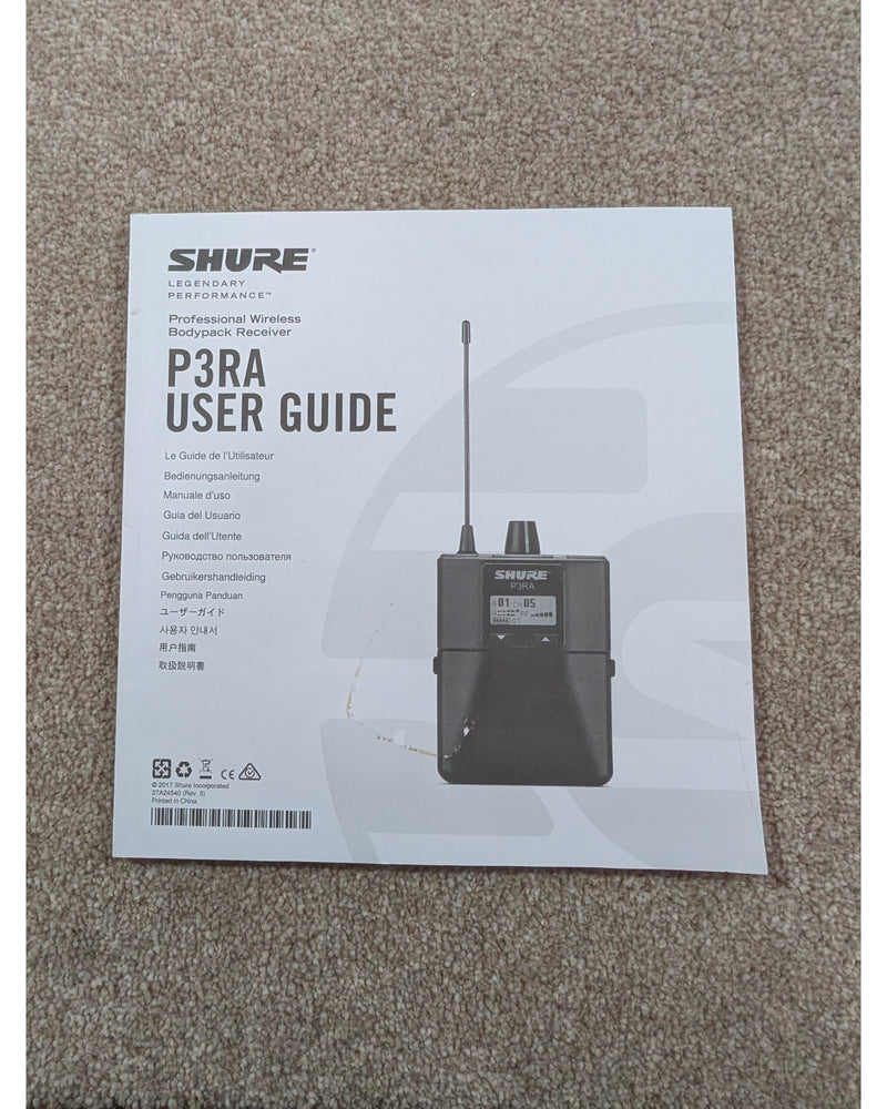 Shure P3T - Wireless System - Black - Excellent w/ Original Box, Manuals, Power Supply - image 14