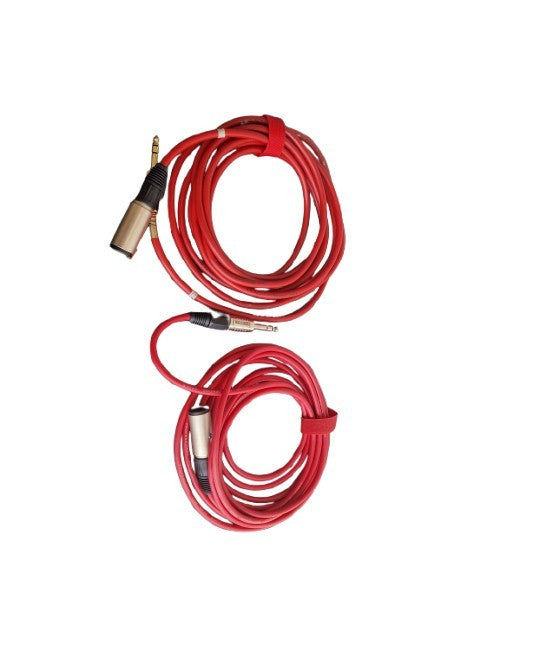 Pair OF MONO 10ft Cable Converters - Red – Mono Cable Converter - Excellent - Image 1