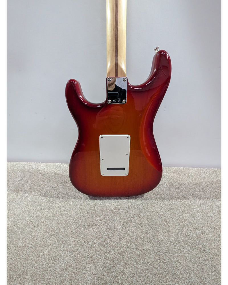Fender Standard Stratocaster HSS Plus Top - Electric Guitar - Cherry Sunburst - Excellent w/ Hard Case - image 4