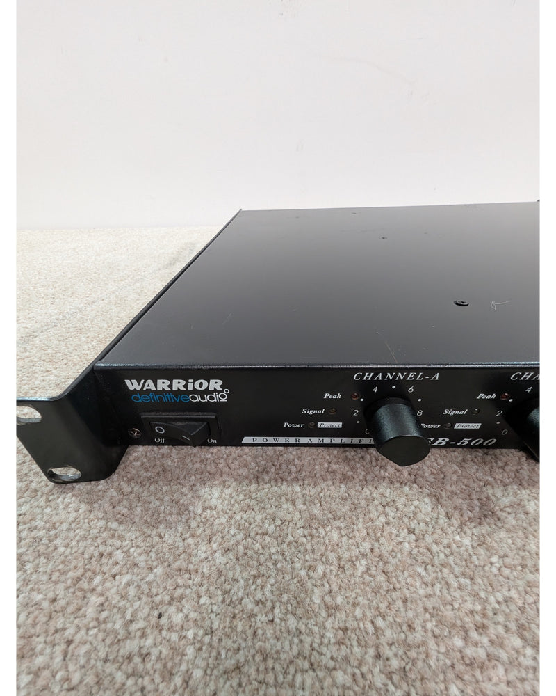 Warrior SB-500 - Power Amplifier - Black - Good - image 4