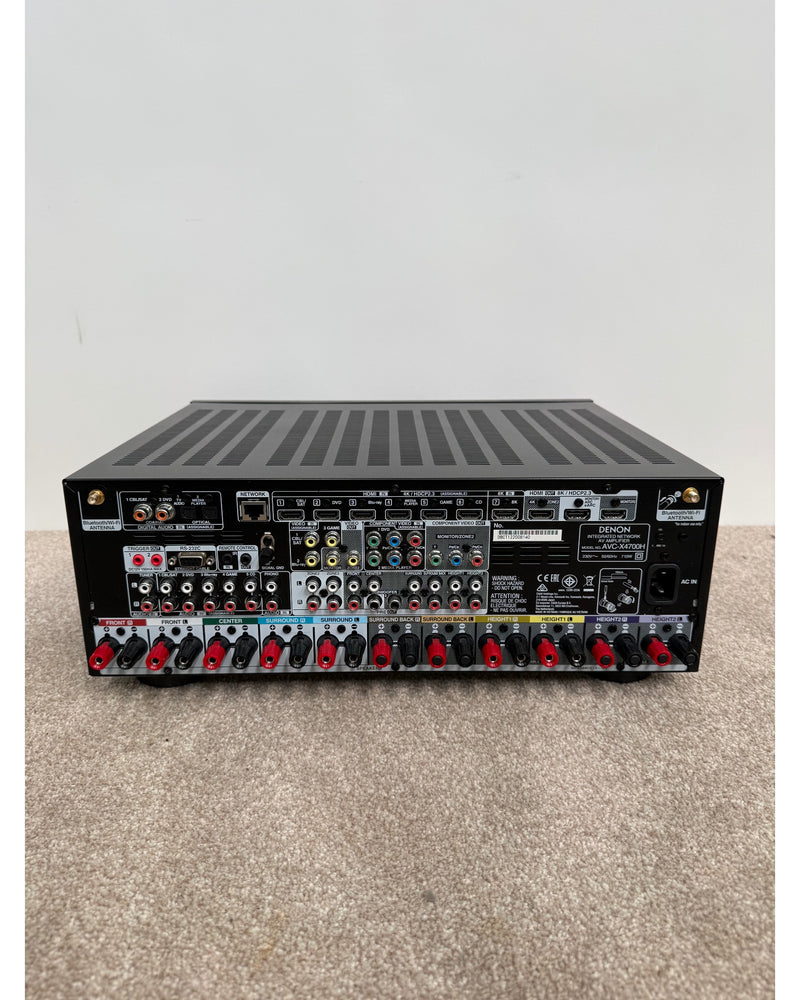 Denon AVC-X4700H - Receiver - Black - Excellent w/ Manuals, Power Supply, remote_control - image 7