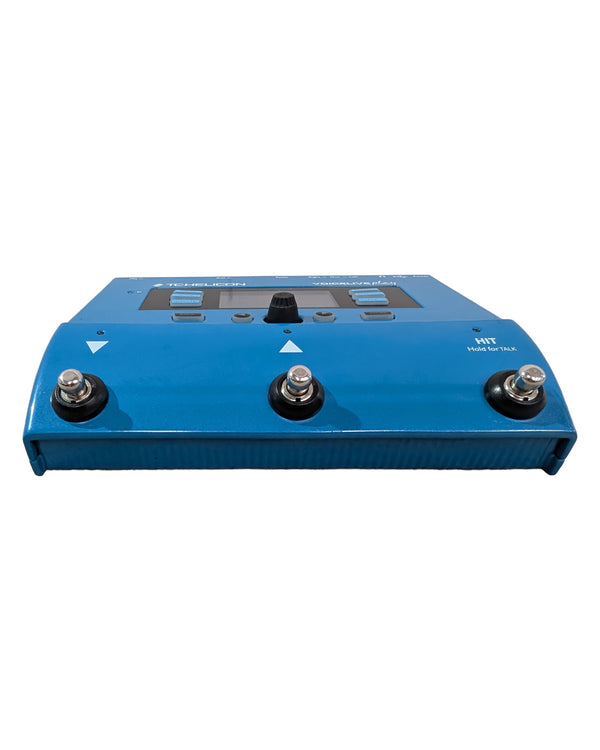 TC-Helicon VoiceLive Play - Multi-Effects Pedal - Blue - Good w/ Power Supply
