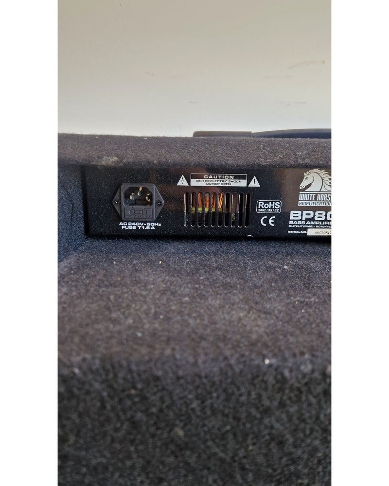 White Horse BP80 - Bass Amplifier - Black - Fair - Image 16