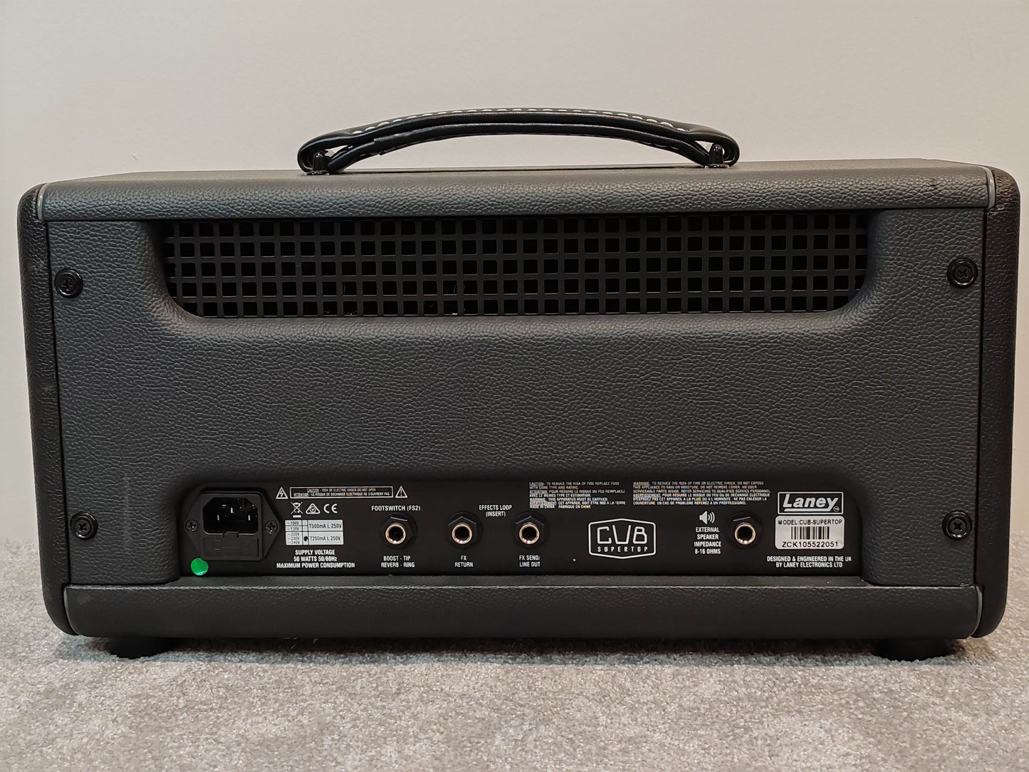 Laney Cub Supertop 15w Electric Guitar Amp Head