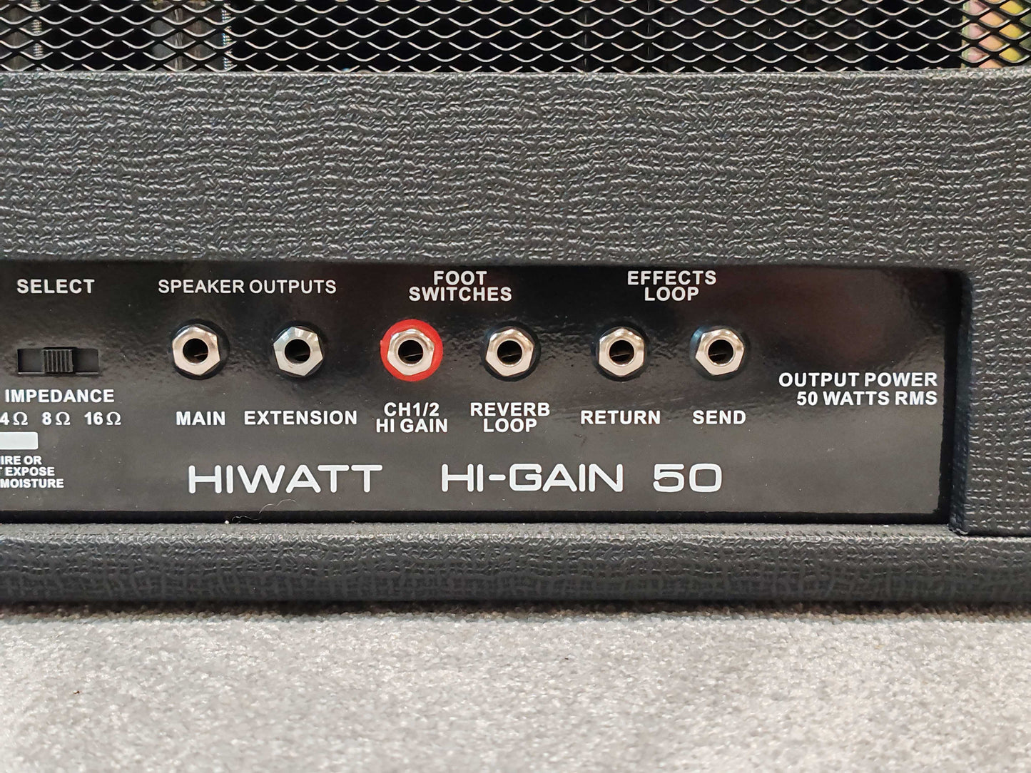 Hiwatt Hi-Gain 50 - 50w Guitar Amplifier Head