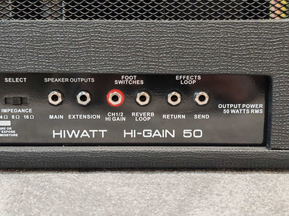 Hiwatt Hi-Gain 50 - 50w Guitar Amplifier Head