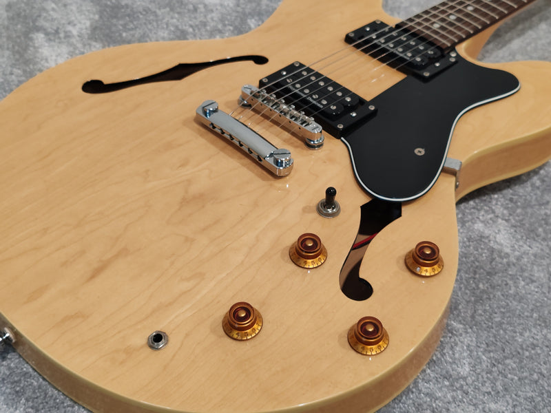 Epiphone DOT 335 Semi Hollow Electric Guitar - Natural - Image 3