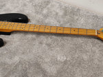 Vintage Tony Butler Signature V4 Bass Guitar, Black With Silverlining Hard Case - Image 5