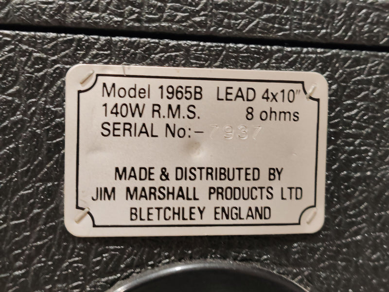 Marshall 1965B Lead 4x10
