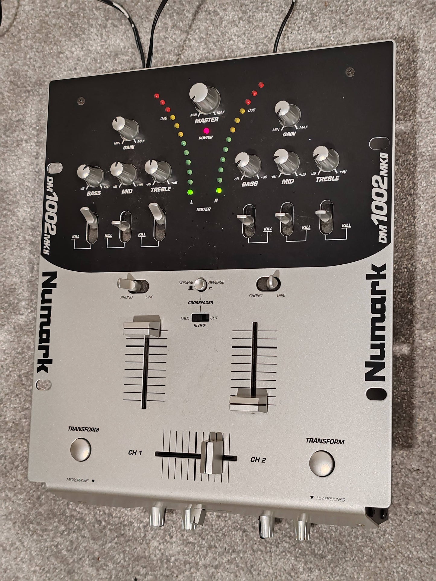 Numark DM1002 MKII - Two-Channel Professional DJ Mixer