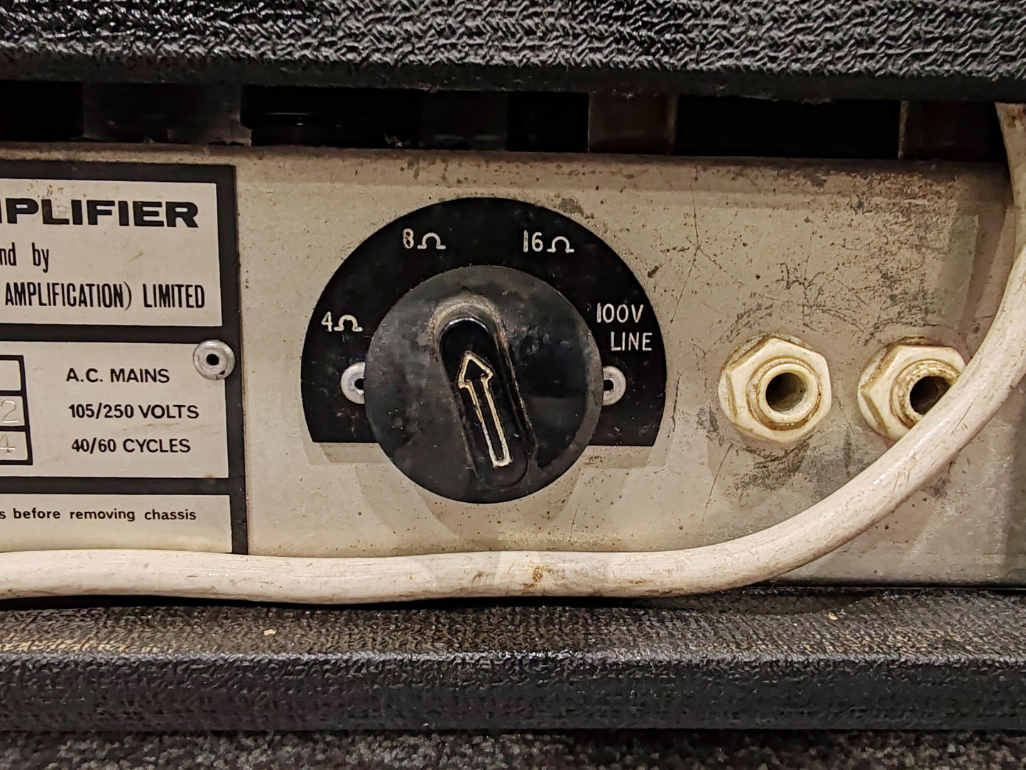 Hiwatt DR112 Custom Built P.A. 100 Amplifier Vintage 1970s