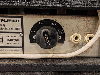 Hiwatt DR112 Custom Built P.A. 100 Amplifier Vintage 1970s