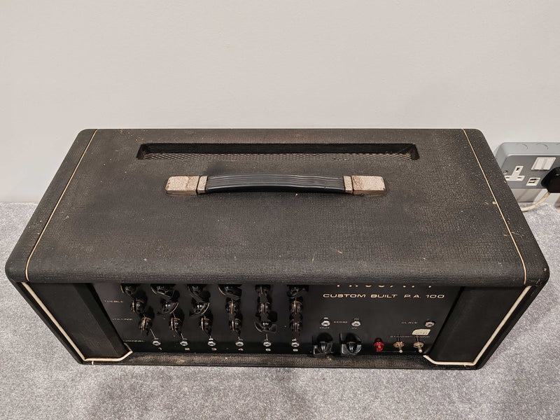 Hiwatt DR112 Custom Built P.A. 100 Amplifier Vintage 1970s - Image 3