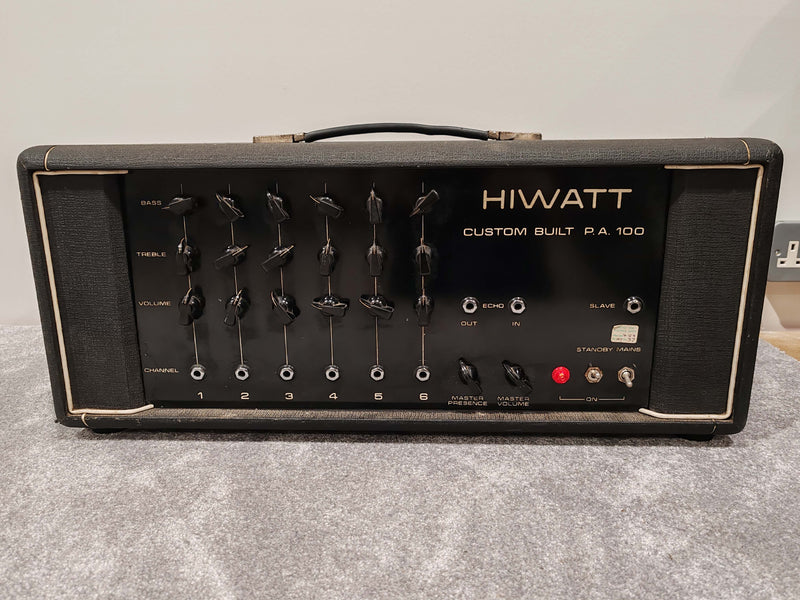 Hiwatt DR112 Custom Built P.A. 100 Amplifier Vintage 1970s - Image 1