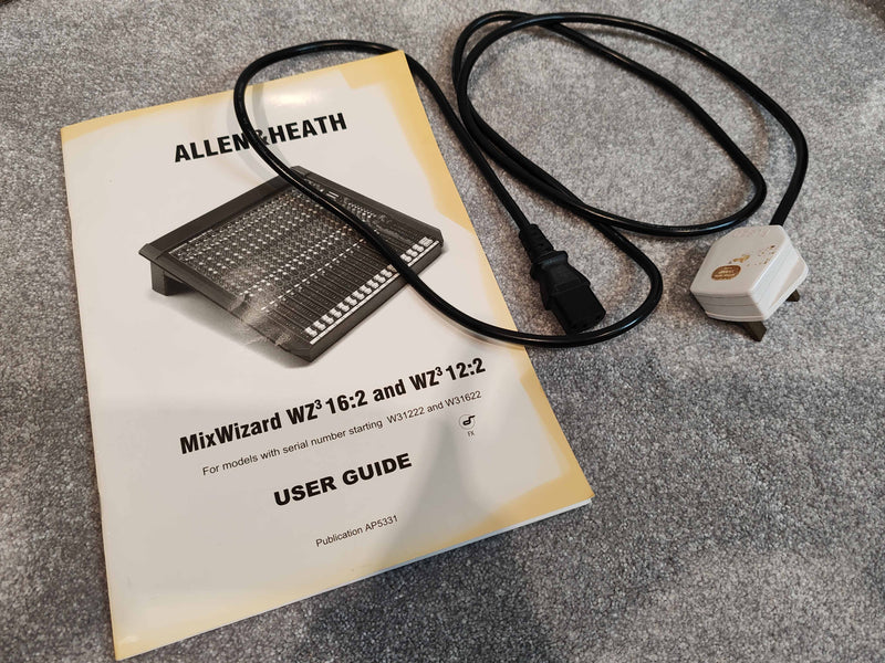 Allen & Heath MixWizard WZ3 16:2 - 16 Channel Mixer Original Box - Image 10
