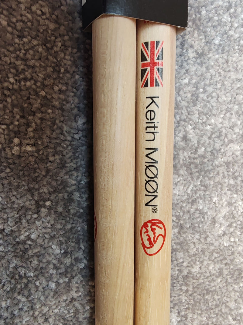 Vic Firth Keith Moon Signature Drumsticks – Hickory Wood Pair – New - Image 2