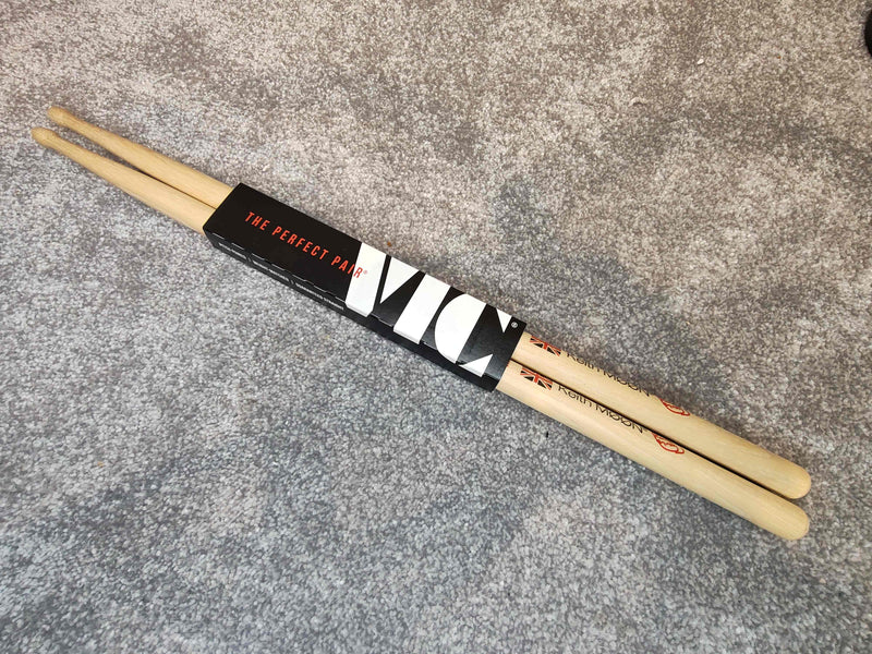 Vic Firth Keith Moon Signature Drumsticks – Hickory Wood Pair – New - Image 1