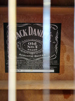 Peavey Jack Daniels Black Acoustic Guitar – Branded Design & Full-Size Dreadnought – Very Good - Image 3