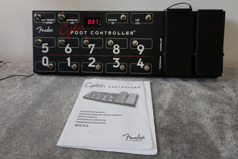 Fender Cyber Foot Controller - PR 521 - Very Good w/  Instructions & Wiring Diagram - Image 18