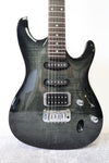Ibanez SA 160QM Electric Guitar 2016 Dark Green - Quilted Maple Top Maple Neck - Very Good w/ Soft Case - Photo 1