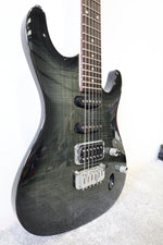 Ibanez SA 160QM Electric Guitar 2016 Dark Green - Quilted Maple Top Maple Neck - Very Good w/ Soft Case - Image 2