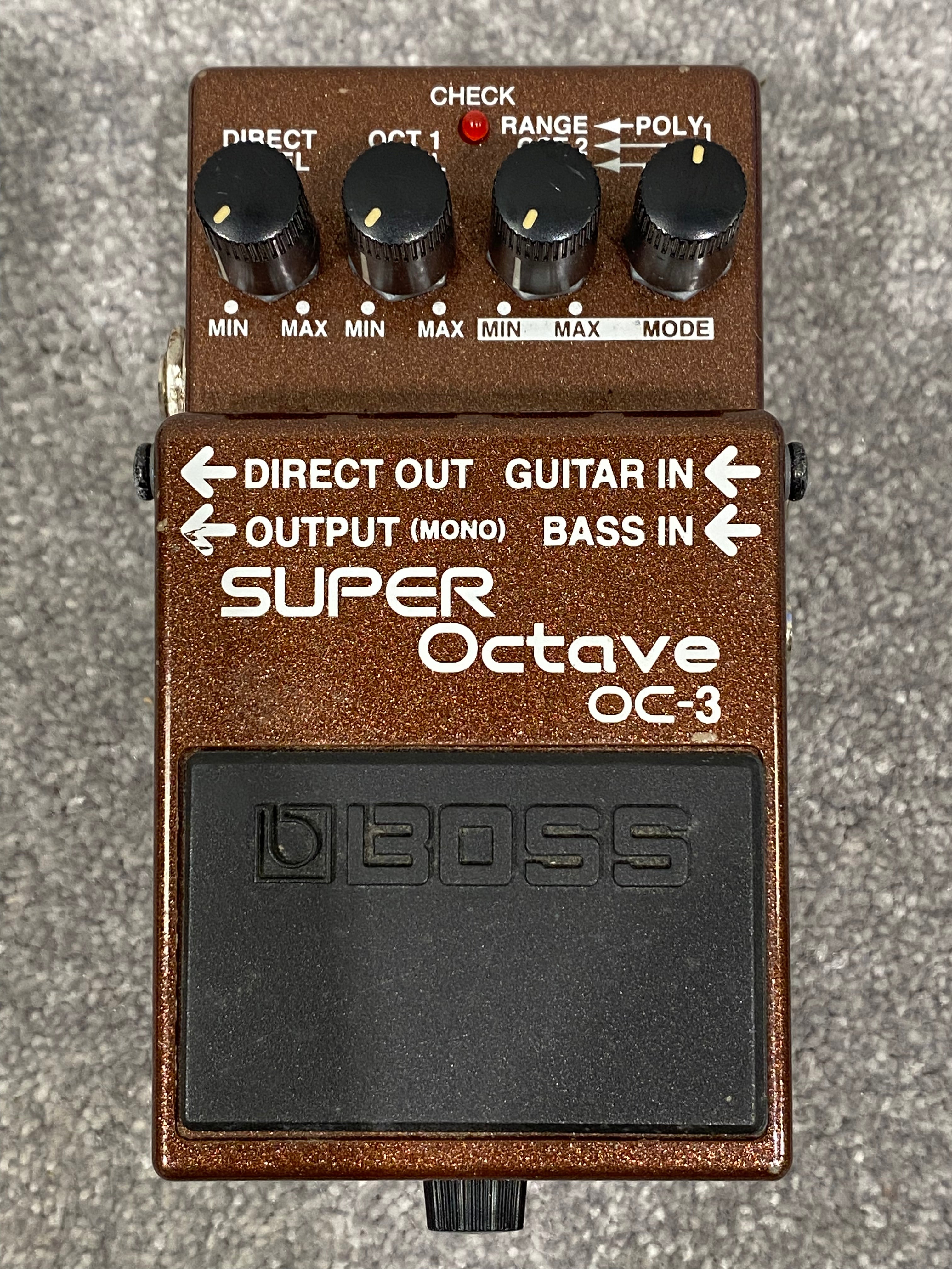 Boss Octaver Boss Super Octave OC-3 Guitar Effects Pedal - Brown – Audio Trader
