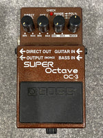 Boss Super Octave OC-3 Guitar Effects Pedal - Brown - Image 1