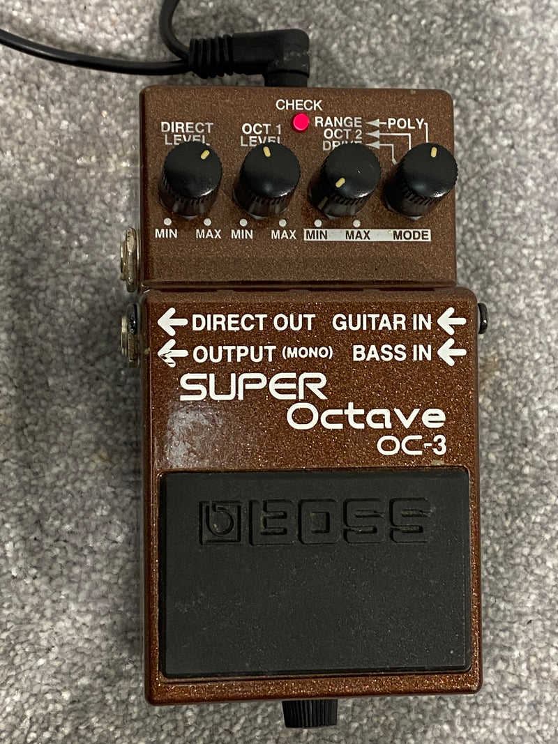 Boss Super Octave OC-3 Guitar Effects Pedal - Brown - Image 6