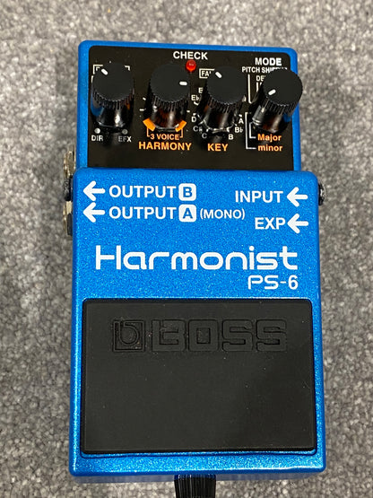 Boss Harmonist PS-6 Guitar Effects Pedal - Blue