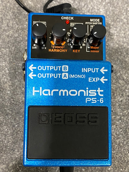 Boss Harmonist PS-6 Guitar Effects Pedal - Blue
