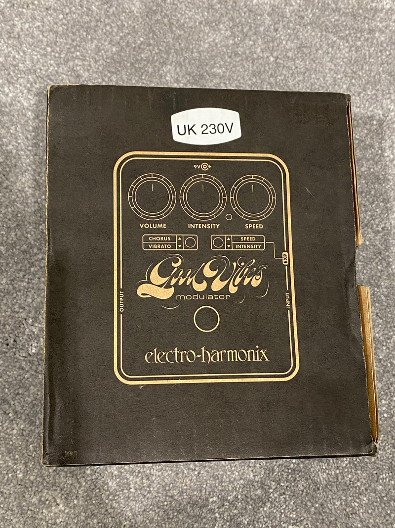 Electro Harmonix Good Vibes - Analog Modulation, Chorus/Vibrato - Open Box w/ Original Box, Manuals and 9.6v PSU - Image 3