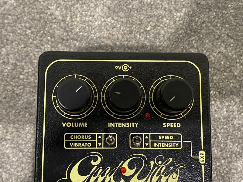Electro Harmonix Good Vibes - Analog Modulation, Chorus/Vibrato - Open Box w/ Original Box, Manuals and 9.6v PSU - Image 5