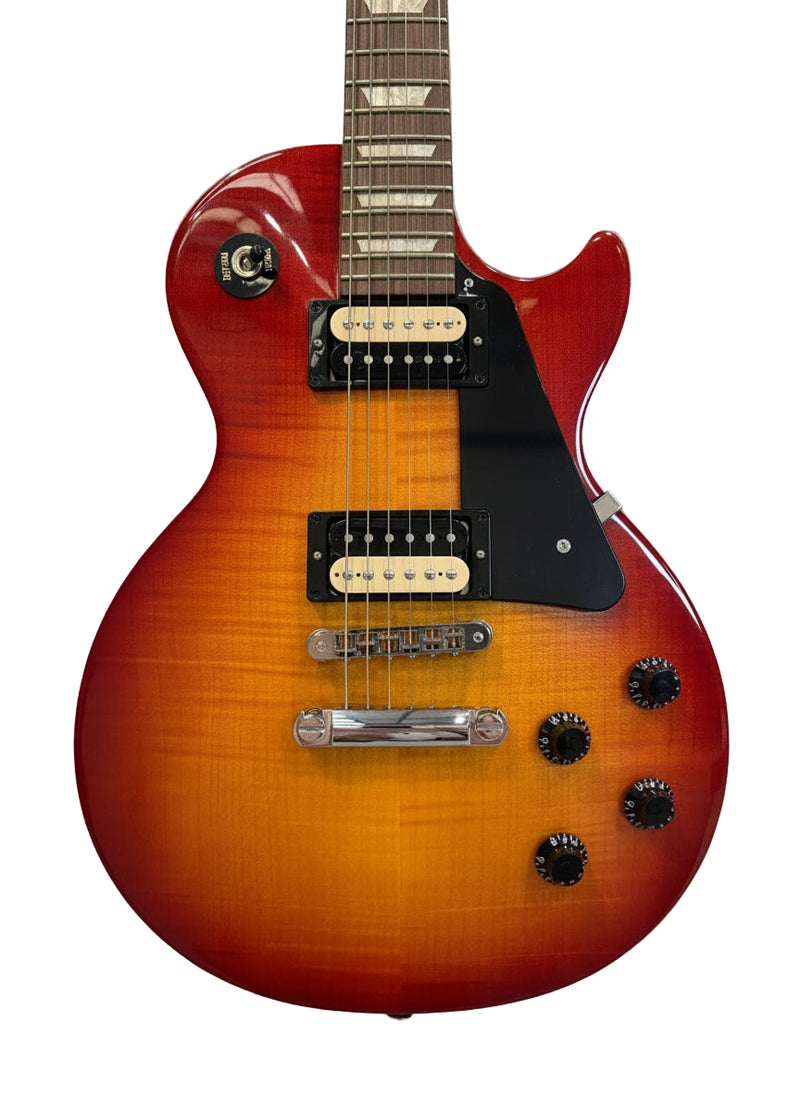 Gibson Les Paul Studio Deluxe II '60s Flame Top USA Electric Guitar - Heritage Cherry - 2013 - Heritage Cherry Finish - Excellent w/ Hard Case & Tuner - Image 1