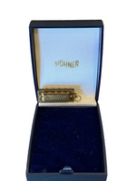 Hohner Mini Keyring Harmonica w/ Case - Gold - Image 1