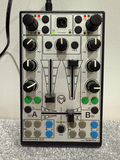 Faderfox Micromodul DJ2 - DJ Controller with Power Supply