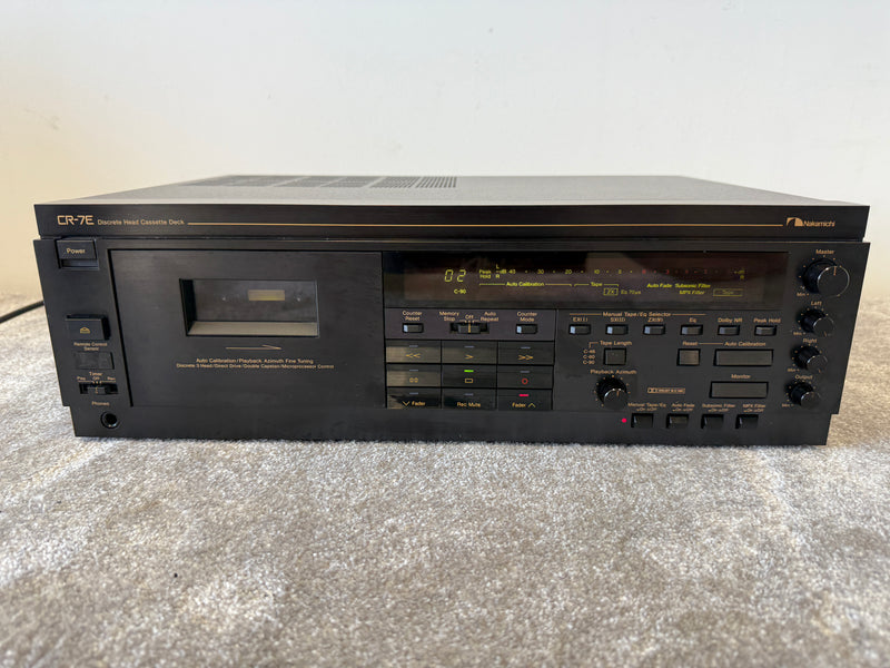 Nakamichi CR-7E High-End Cassette Deck – Flagship 3-Head Recorder Excellent - Image 1