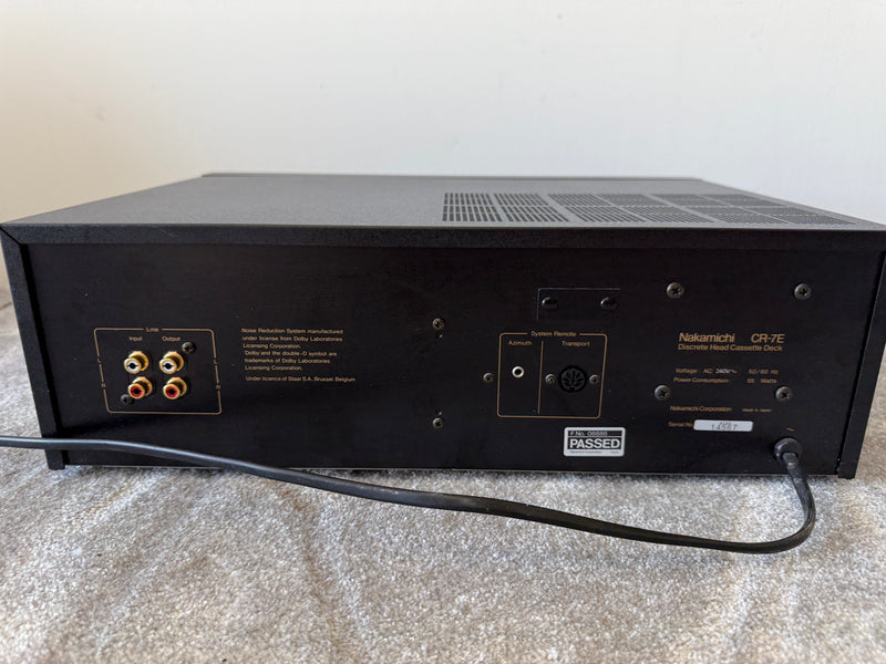 Nakamichi CR-7E High-End Cassette Deck – Flagship 3-Head Recorder Excellent - Image 9